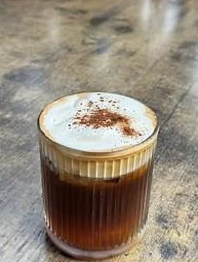 Markisa on Cloud with cocoa-dusted foam